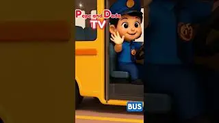 Bus Safety Song for Kids: Watch the Doors! 🚌 Pepe & Dada Nursery Rhyme