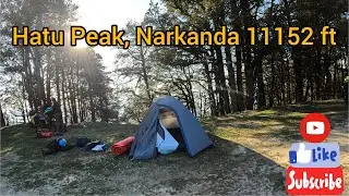 Camping at Hatu Peak (11152 ft) | Narkanda | Bike Ride | May 13 #dominar400 #vstrom #bikeride