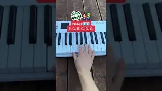Super Mario Level Up - Piano Tutorial 😄 #Shorts #Pianoshorts