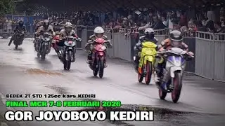 Final Race Bebek 2tak Std 125cc Kars.Kediri || MCR Kediri Gor Joyoboyo 8 February 2026