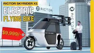 $9,999/- FLYING ELLECTRIC BIKE | Rictor skyrider X1 | World&rsquo;s First Flying Motorcycle Review, Price