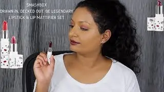 SMASHBOX Drawn In. Decked Out. Be Legendary Lipstick & Lip Mattifier Set