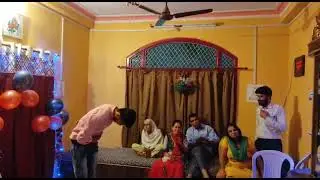Wedding anniversary celebration.❣️.....home party ..vasani decoration 