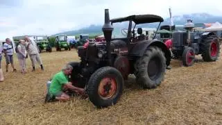 14 &egrave;me rencontre de tracteurs d'&eacute;poque. Tracteur Traffa Hattstatt en Alsace 68