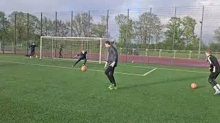 Abschluss Zone 2 mit Positionsanpassung nach athletischen Anteil.