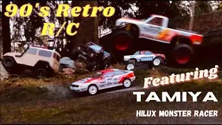 Tamiya Hilux Monster Racer in Action タミヤ　ヒラックス　モンスターレーサー　走らせてみた