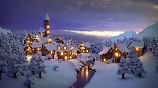 Winter Magic in Blender: Create Your Own Snowy Village (Free Asset Pack)