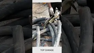 waste wire and cable recycling #cutting #smartwork #short #viral #fpy