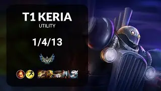T1 Keria Blitzcrank vs Pyke UTILITY - KR  Patch 14.17