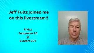 Livestream, just me and Jeff Fultz!