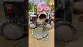 DIY mini hand pump stand made science project #project #handpump #ytshorts #shorts