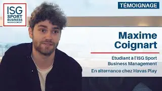 Maxime Coignart, alternant Chef de Projet Social Media chez Havas Play