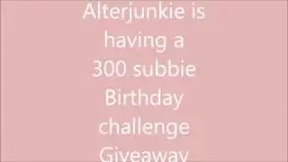 alterjunkie giveaway
