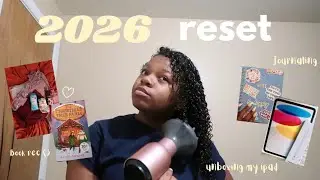 A PRODUCTIVE 2026 reset ! 🌼| book recs, unboxing iPad , Pilates, healthy habits, goal making ect !