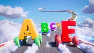 ABC Song but Letters Are Racing Cars | A&ndash;Z Alphabet