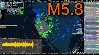 Magnitude 5.8 Earthquake Strikes Nevada USA, December 9th 2024