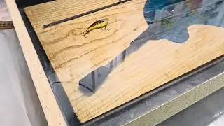 Deep pour epoxy bar top