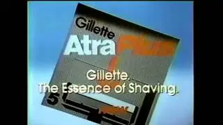 1986 Commercial: Gillette Atra Plus