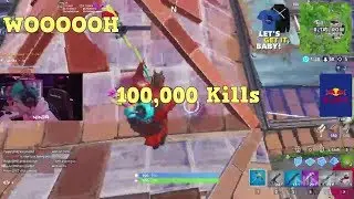 NINJA hits 100,000 Kills in Fortnite