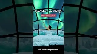 Disappointed!! This is the most well known igloo in Northern Europe😱#aurora #igloo #luxurylifestyle