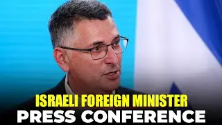 LIVE: Israeli FM Gideon Saar holds news conference in Jerusalem |Gaza |Hamas | USA | Trump |Hostage