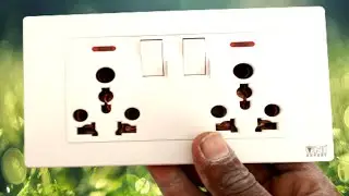 Double Power Socket Board Wiring  in hindi  || Double Power Socket Connection | Power Socket Connect