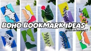 Boho bookmark ideas💗🌸#boho #bookmark #video #art
