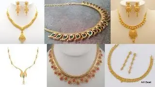 Light Weight Gold Necklace Designs 2019 - Beautiful Gold Jewelry Collection