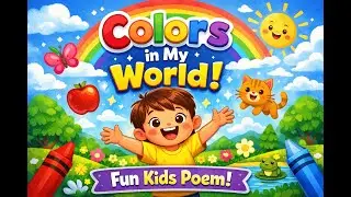 Colors in My World | Poem For Kids | Bedtime Ryhmes