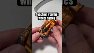 Here are the names of some wheels on your Hot Wheels #diecastcollector #toycars #mattel #realriders
