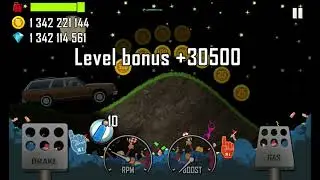 Hill climb racing new xl car on  dark road #gaming 