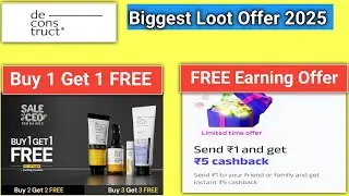 Deconstruct Biggest Loot ll FREE Earning ll Nykaa coupon code 2025 l Deconstruct Buy 1 Get 1 FREE