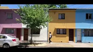 Casas de colores de calle Carrera, Chill&aacute;n