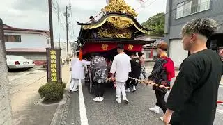 2025.10.4 二本松神社例大祭 二本松提灯祭り 竹田若連太鼓台⑤