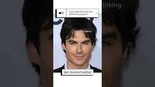 How Celebrities Look With Different Eyes Pt. 1