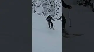Need more wax & speed too #skiing #skiingisfun #crash #k2  #havefun #no #matter #what #conditions