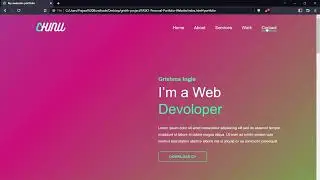 Build a Complete Personal Portfolio Website Using Only HTML And CSS | Code Clause Internship