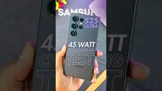 Samsung S25 Ultra ( 45 Watt ) Full Charged In ..😱😱 #ytshorts #shortsfeed #samsungs25ultra