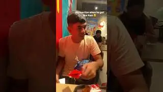 His Reaction when He Got Bini Aiah