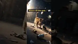 Mother Cat Protected Her Kitten During Earthquake 😢🐾#MotherLove#AnimalInstinct#Shorts #ytshorts