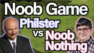 AoE2 Noob Game! Philster vs Noob Nothing!