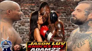 Adam22 And Jason Luv Full Fight Adin Ross Boxing Event Live Reaction Video