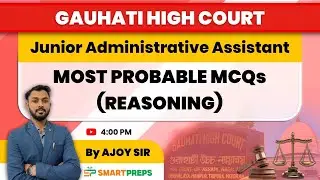 MOST PROBABLE MCQs for JAA (REASONING) BY AJOY SIR
