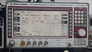 Monitor de servi&ccedil;o Radiocomunica&ccedil;&atilde;o Rohde & Schwarz CMS50