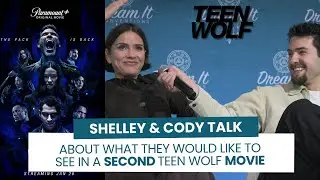 Cody Christian & Shelley Hennig talk about what they would like to see in a second Teen Wolf movie 
