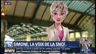 #AlloSimone: elle est la voix de la SNCF et a d&eacute;sormais un avatar au service des clients