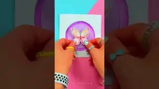 CART&Atilde;O-PRESENTE DIY BORBOLETA - CART&Atilde;O M&Aacute;GICO #diy