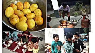 বাড়িতে নিচে ফিল্ডে সবাই মিলে পিকনিক খেলাম রাতে,14 January @zebinsharminsvlog8316 
