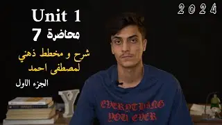 شرح النص لقطعة مصطفى احمد مع توضيح المخطط الذهني الخاص بالقطعة السادس الاعدادي دفعة 2024