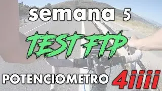 😵😱 [ Mi primer test de FTP ] ◄ #POTENCIOMETRO #4iiii ► garmin 520